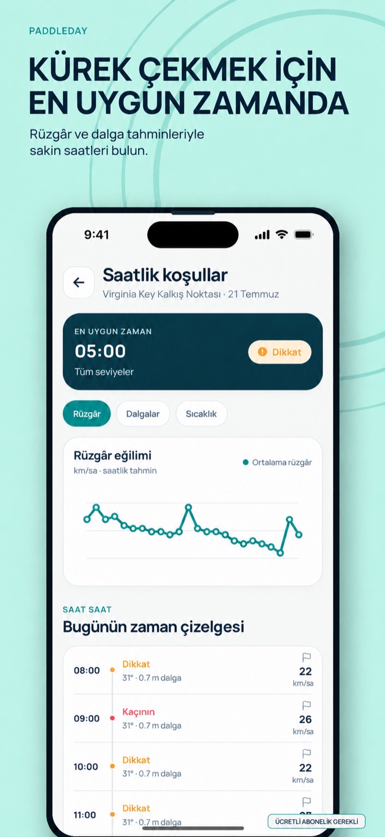 Daha uygun bir zaman seç.